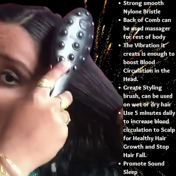 Vibrator Hair Brush
