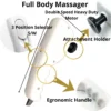 Hand Held Body Massager with various parts