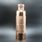 copper water bottle 1 liter cap closed