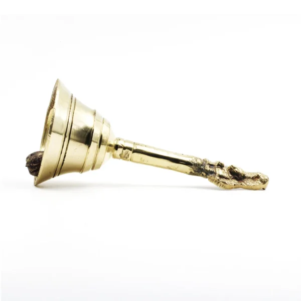 Brass Bell for puja arti lateral view