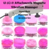 Hand Held Massager with 13 (12 +1) massage attachments