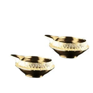 Brass Kuber diya pack of 2