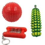 Acupressure Hand Roller Stick, Ball and Pocket Exerciser