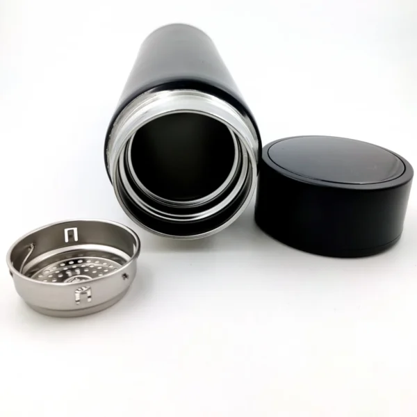 LED indicator Temperature bottle flask spill proof design