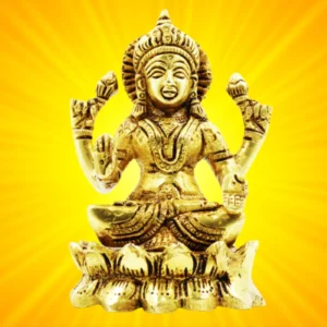 Luxmi Mata pure brass idol