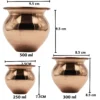 copper lota of various size