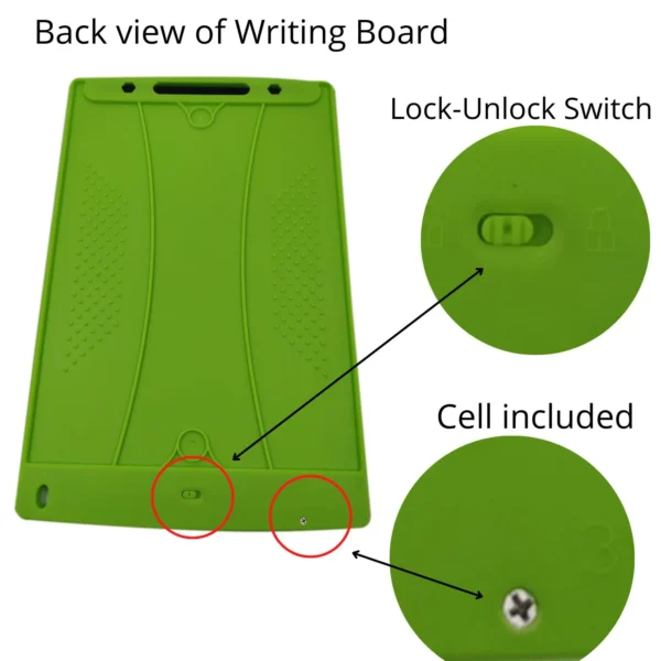 Magic Writing Board back view