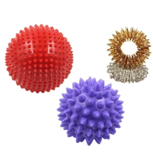 acupressure balls with spikes and sujok rings