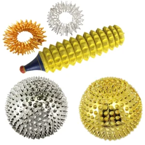 magnetic ball with spike, acupressure stick and sujok rings