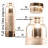 copper water bottle 1 litre - parts