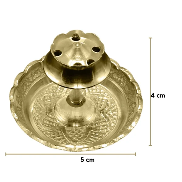 Brass agarwati stand designer