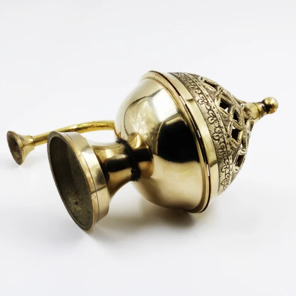 Lohan Dhoop Stand made of Brass in lateral view