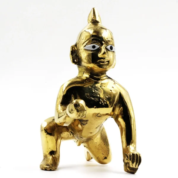 Laddu Gopal Pure Brass Idol
