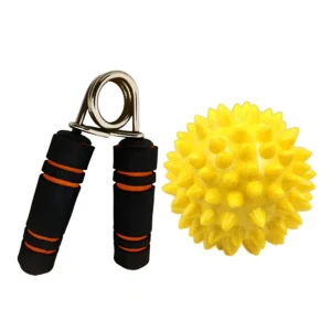 Acupressure Ball with Big Spikes and Hand Grip Exerciser