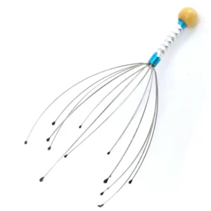 Octopus Head Massager with steel prods connected with a central stick