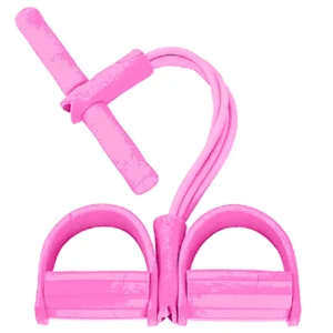 Pull reducer with four tube foot rest and handle in pink color