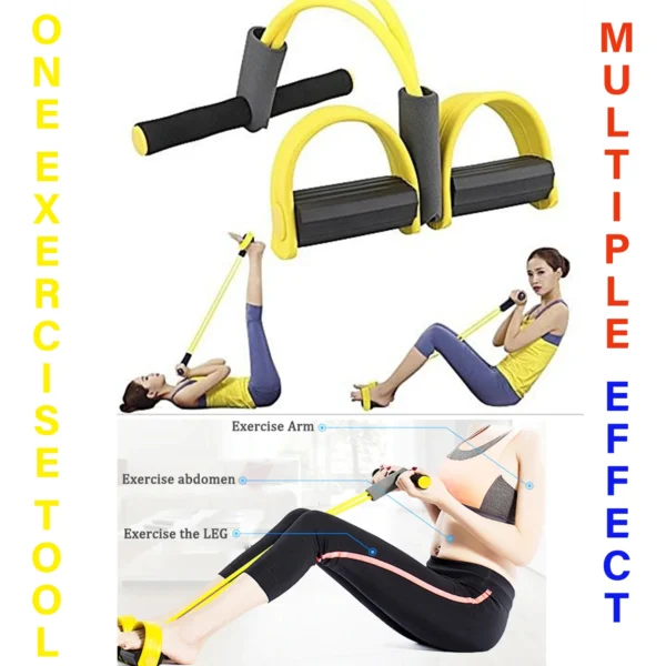 a girl doing various activity using pull reducer