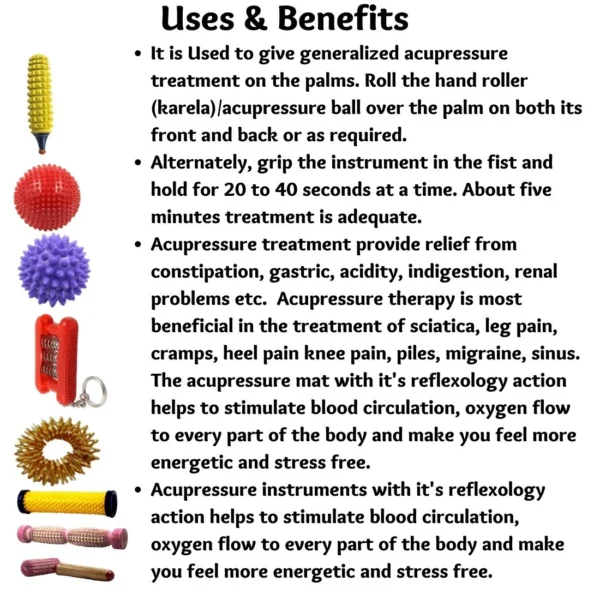 uses of acupressure balls and sticks