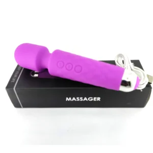 Magic wand body massager with packing