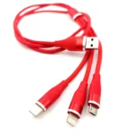 3 in 1 mobile charging cable