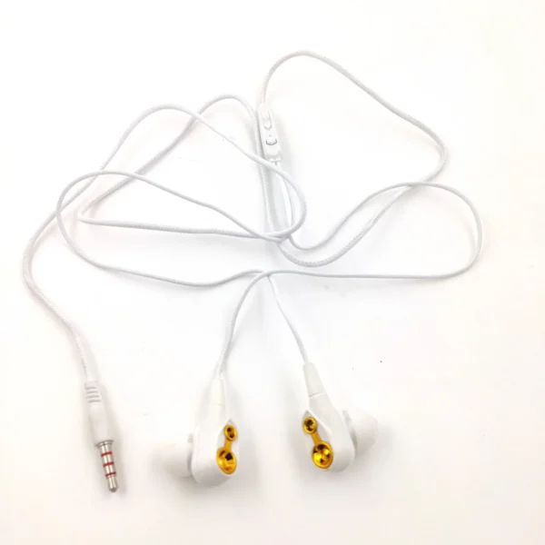 hands free ear phone white