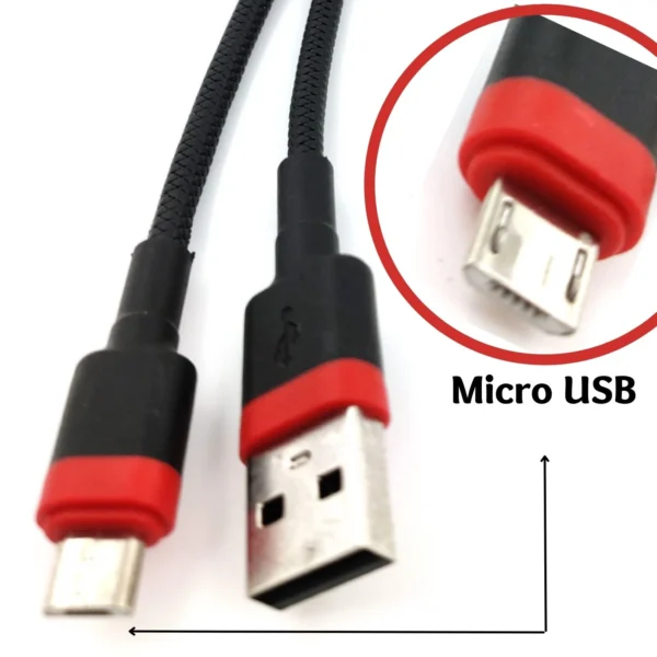 mobile charging cable micro USB pin