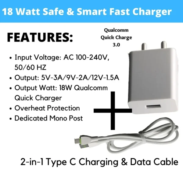 qualcomm charger 18 watt description